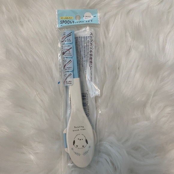 Spoon and Chopstick Set. Bird Design. Multicolor. - Picture 2 of 8